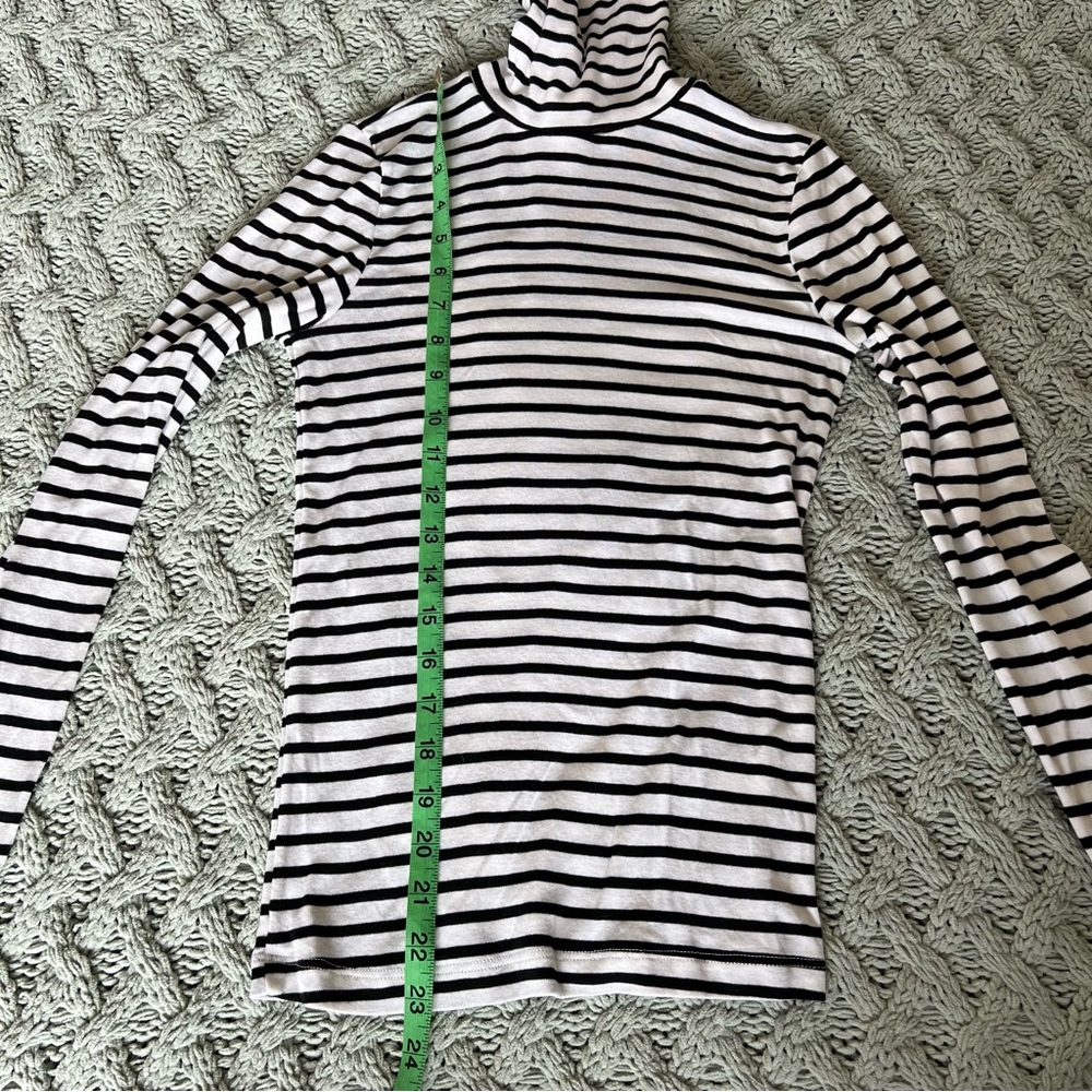 Splendid - Turtleneck in Black/White Stripe - Picture 7 of 10